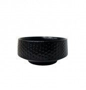 Ваза для морибаны керамика черная Д11/В5 малая 