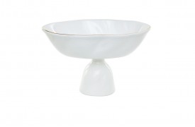 Ваза Лодочка белая Д13/19,5/В12,5