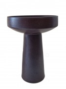 Ваза "Высокая" на конусной ноге коричневая В23/Д16/Г3