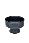 Ваза "Низкая глубокая, устойчивая" черная В13,5/Д9,2