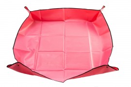 Защитная непромокаемая скатерть розовая, 100Х100 см