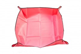 Защитная непромокаемая скатерть розовая, 75Х75 см