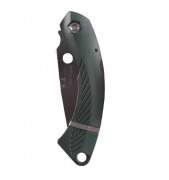 Ручная карманная складная пила Pockenoko темно-зеленая рукоять