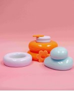 Ваза пончик «Нежная лаванда» малая