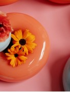 Ваза пончик «Персиковое мороженое» малая