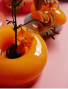 Ваза пончик «Апельсиновый леденец» средняя