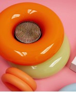 Ваза пончик «Апельсиновый леденец» большая