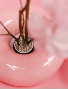 Ваза пончик «Пионовые мечты» большая